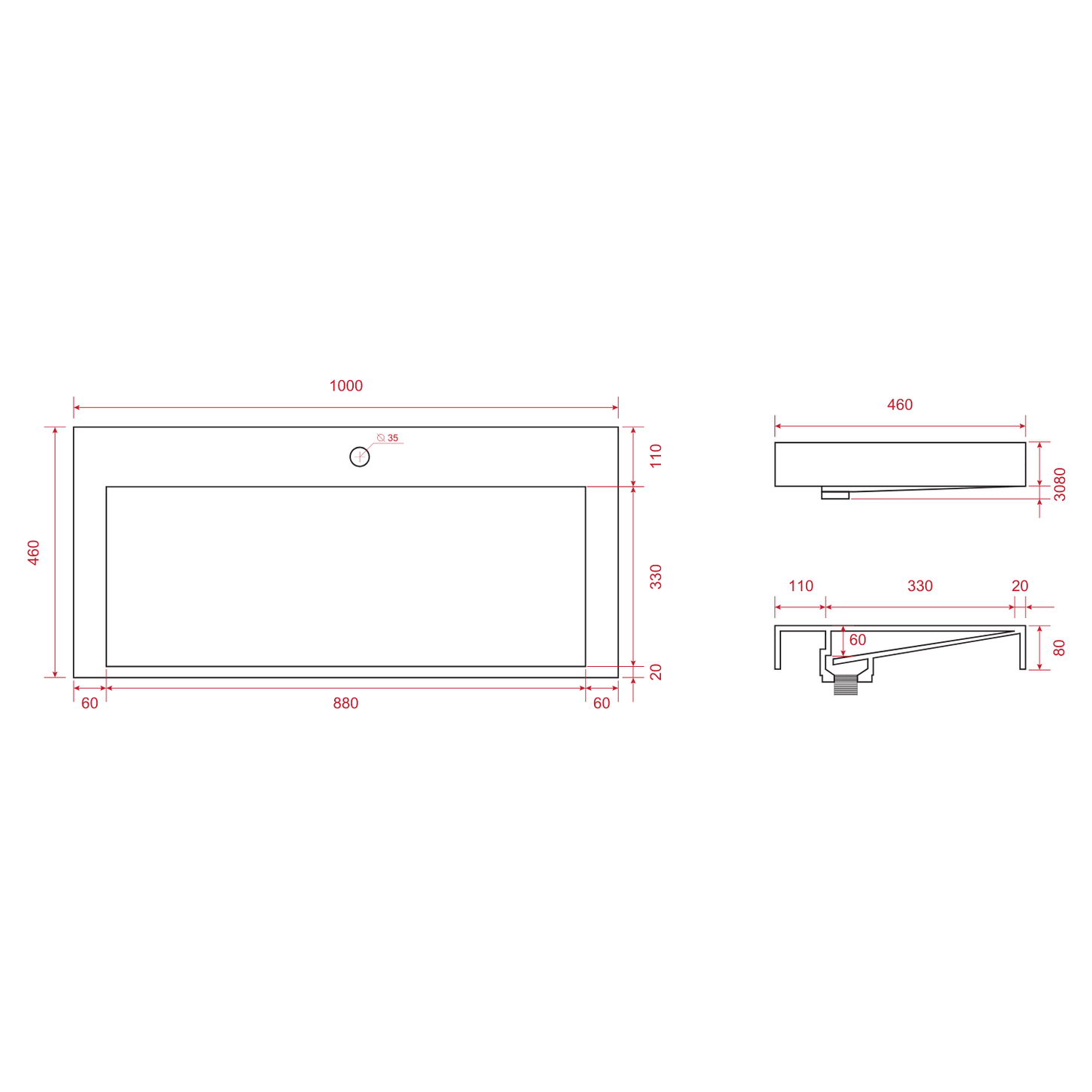 AZURO Warm Eiken - Wastafel Wit - Met Kolomkast - 100cm - lomazoo.com