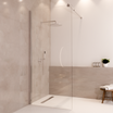 Douchewand Lima 90 x 200 cm - Chroom - Nano Coating