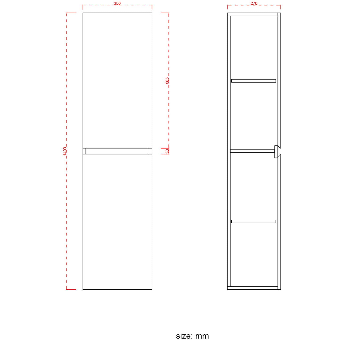 AZURO Glanzend Wit - Wastafel Wit - Met Kolomkast - 100cm - lomazoo.com
