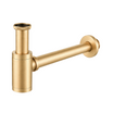 Waschbecken-Siphon 44 mm – Gold
